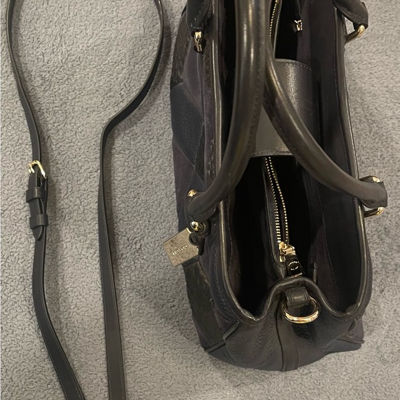 Coach quilted dark blue purse - Picture 14 of 14